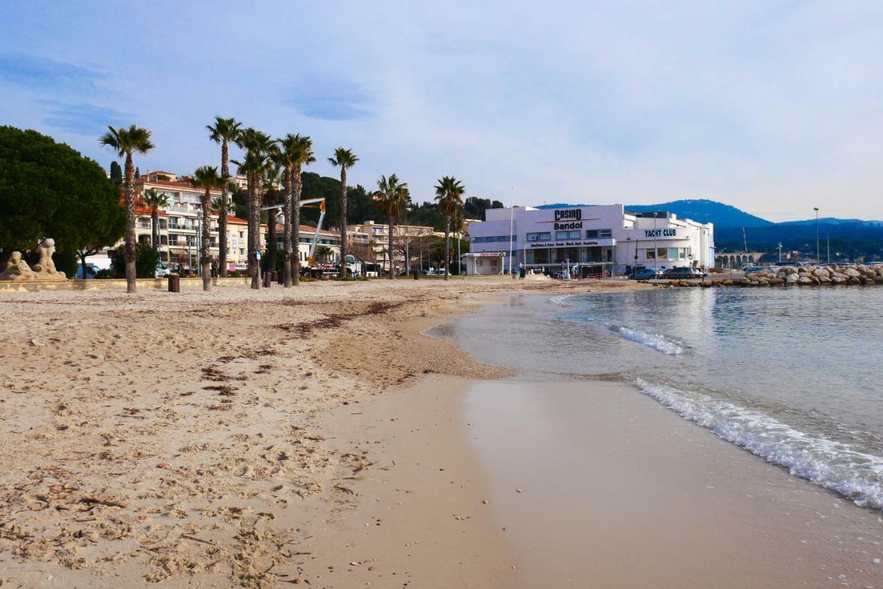 Les Balcons De Bandol Centre Ville Avec Vue Mer Et Face A La Plage Bagian luar foto